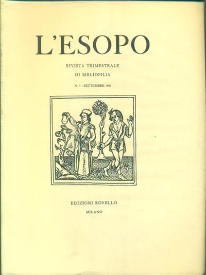L' esopo n. 7/ settembre 1980 - copertina
