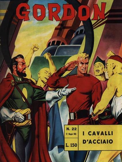 Gordon N. 22/22 Maggio 1965 - I cavalli d'acciaio - copertina