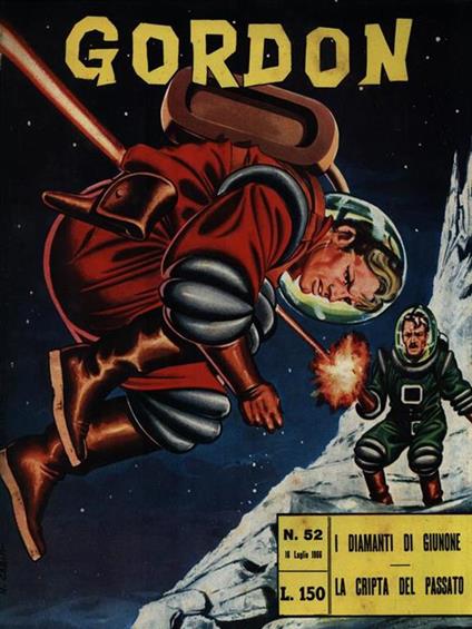 Gordon N. 52/16 Luglio 1966 - I diamanti di Giunone/La cripta del passato - copertina