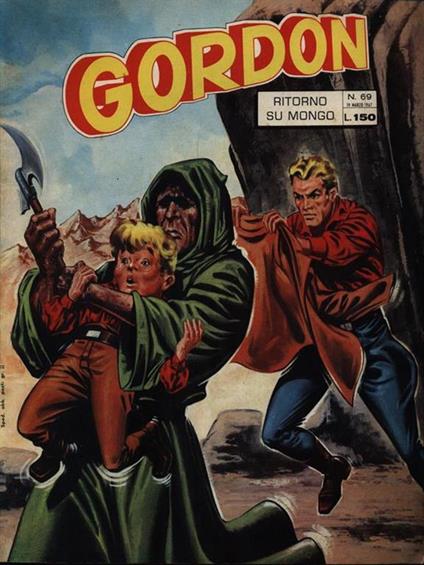 Gordon N. 69/19 Marzo 1967 - Ritorno su Mongo - copertina