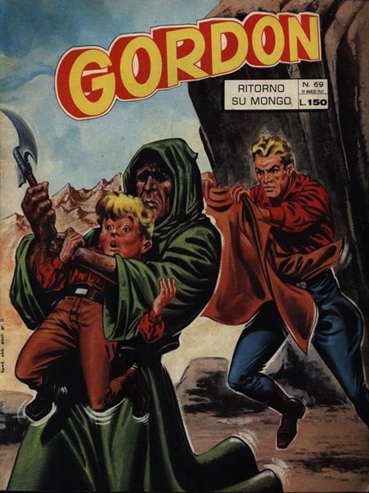 Gordon N. 69/19 Marzo 1967 - Ritorno su Mongo - copertina