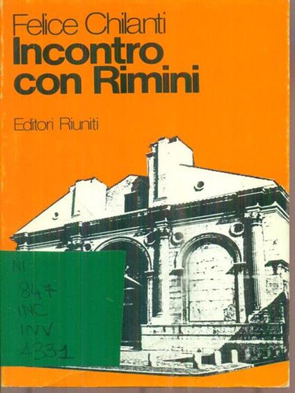 Incontro con Rimini - Felice Chilanti - copertina