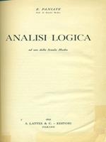 Analisi logica