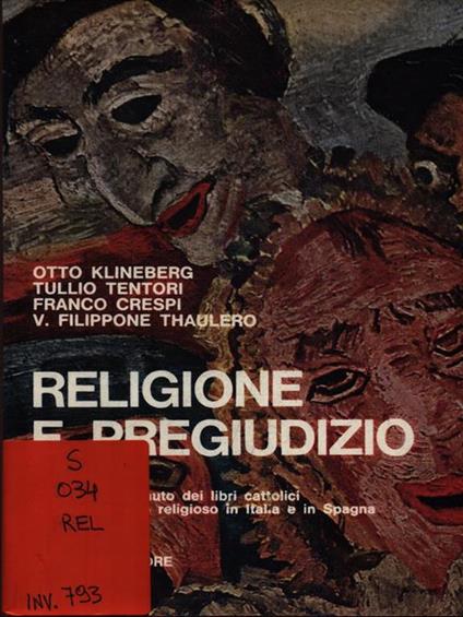 Religione e pregiudizio - copertina