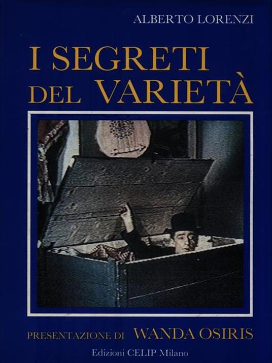 I segreti del varietà - Alberto Lorenzi - copertina