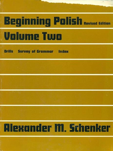 Beginning polish Volume two - Alexander M. Schenker - 3