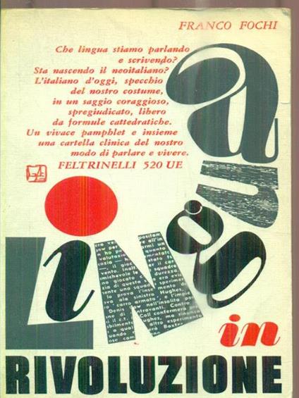 Lingua in rivoluzione - Franco Fochi - copertina