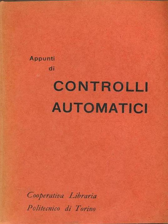 Appunti di controlli automatici - copertina