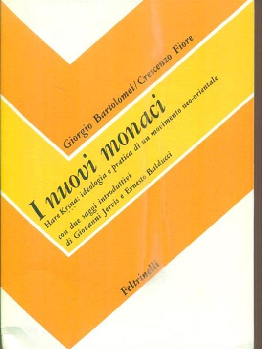 I nuovi monaci - Giorgio Bartolomei - copertina