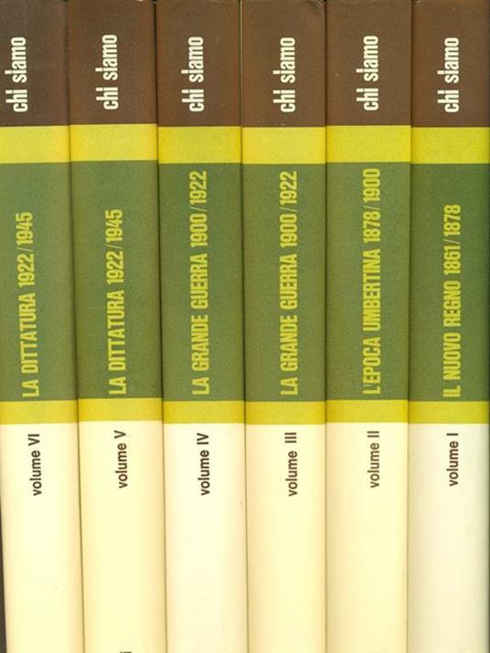 Chi siamo 6 volumi - Guido Piovene - copertina