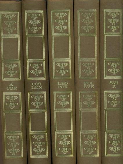 Antiquariato Enciclopedia delle arti decorative 5 vv - Alvar González-Palacios - copertina