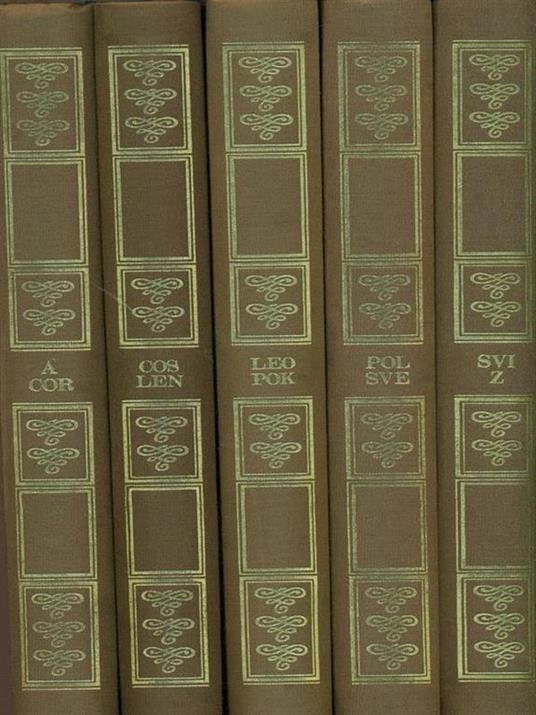 Antiquariato Enciclopedia delle arti decorative 5 vv - Alvar González-Palacios - copertina