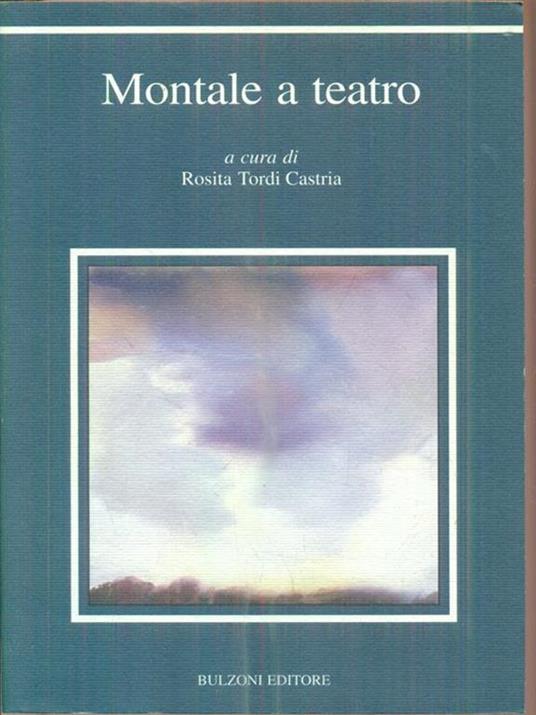 Montale a teatro - copertina