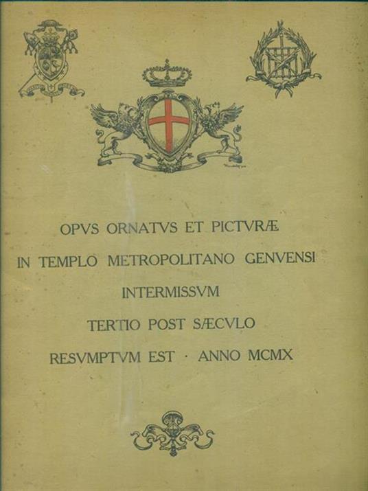 Il duomo di Genova ed i nuovi lavori - copertina