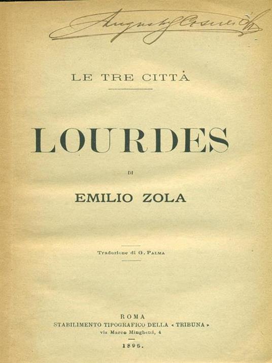 Lourdes - Émile Zola - 2