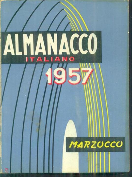 Almanacco italiano 1957 - copertina