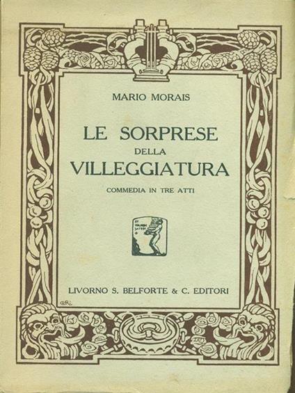 Le sorprese della villeggiatura - Mario Morais - copertina