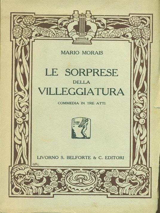 Le sorprese della villeggiatura - Mario Morais - copertina