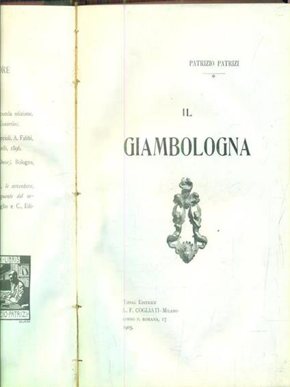 Il giambologna - Patrizio Patrizi - copertina