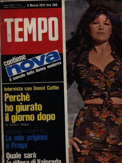 Tempo n. 9/5 marzo 1972 - copertina