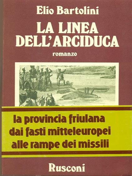 La  linea dell'arciduca - Elio Bartolini - copertina