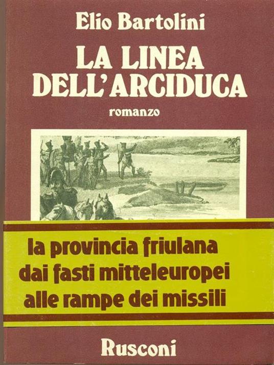 La  linea dell'arciduca - Elio Bartolini - copertina