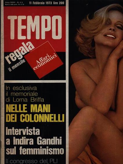 Tempo n. 4-5/11 febbraio 1973 -   - copertina