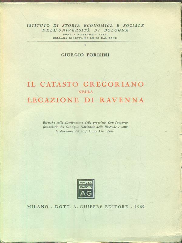 Il catasto gregoriano nella legislazione di Ravenna