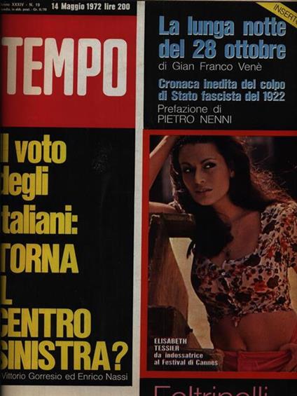 Tempo n. 19/14 maggio 1972 -   - copertina