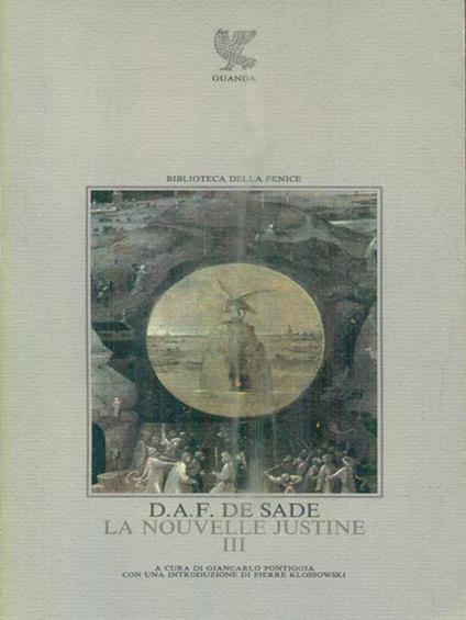 La nouvelle Justine - François de Sade - copertina