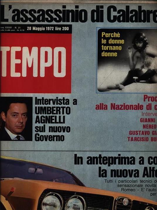Tempo n. 21/28 maggio 1972 -   - copertina