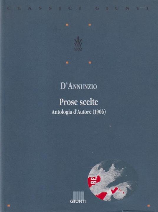 Prose scelte - Gabriele D'Annunzio - copertina