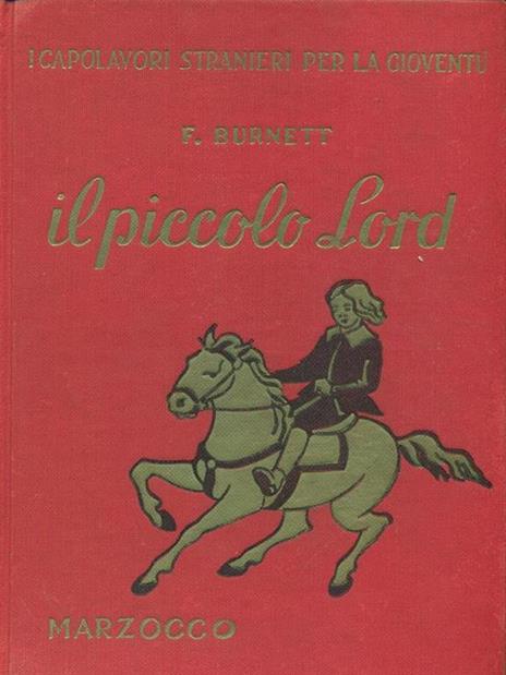 Il  piccolo lord - Frances H. Burnett - copertina