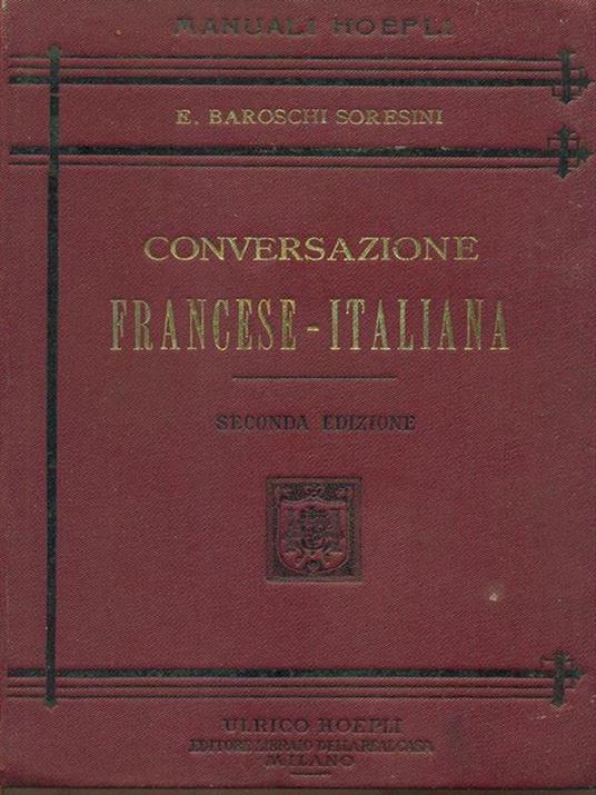 Conversazione francese-italiana - E. Baroschi Soresini - copertina