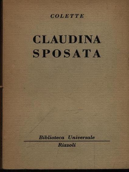 Claudina sposata - Colette - copertina