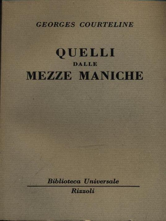 Quelli dalle mezze maniche - Georges Courteline - copertina