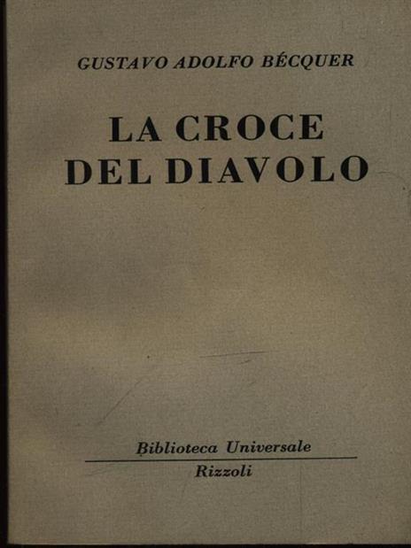 La croce del diavolo - Gustavo Adolfo Becquer - copertina