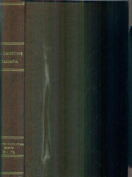 La canzone italiana. Canzone napoletana dal n. 51 al 75 - 2