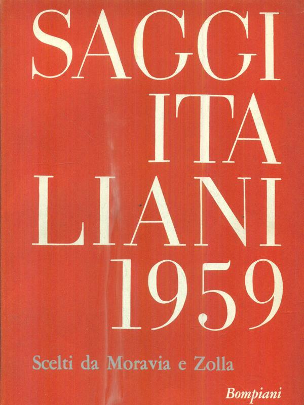 Saggi italiani 1959