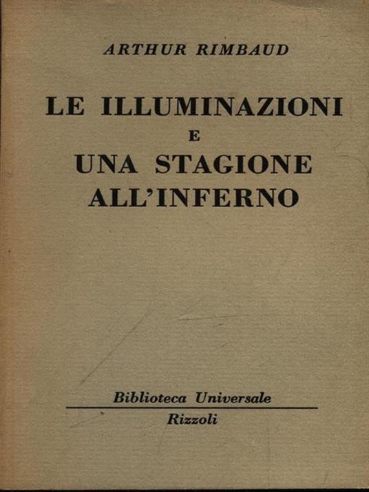 Le illuminazioni e una stagione all'inferno - Arthur Rimbaud - copertina