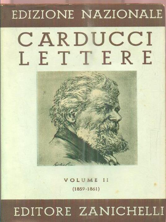 Lettere. Vol II - Giosuè Carducci - copertina