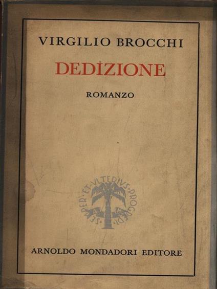 Dedizione - Virgilio Brocchi - copertina