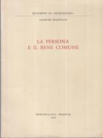 La persona e il bene comune