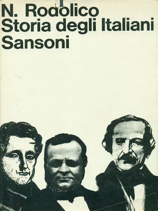 Storia degli italiani - Niccolò Rodolico - copertina