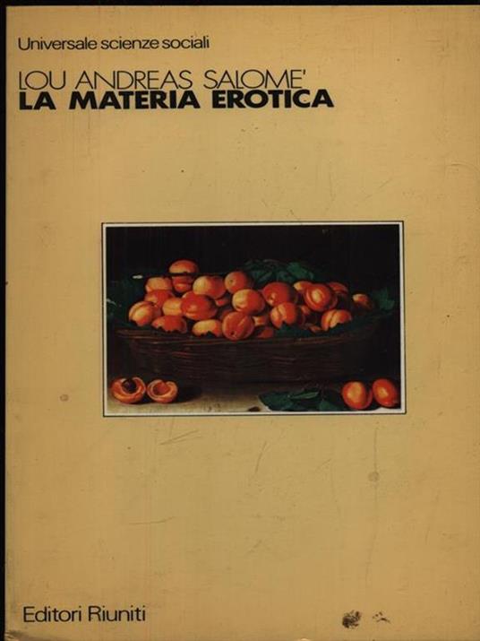 La materia erotica - Lou Andreas Salomé - 2