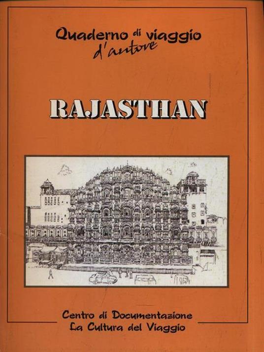 Quaderno di viaggio d'autore: Bajasthan - copertina
