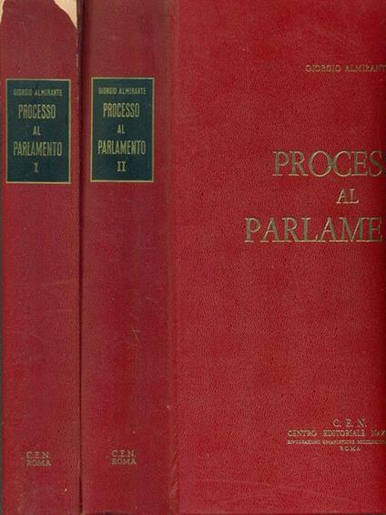 Processo al Parlamento 2 vv - Giorgio Almirante - copertina