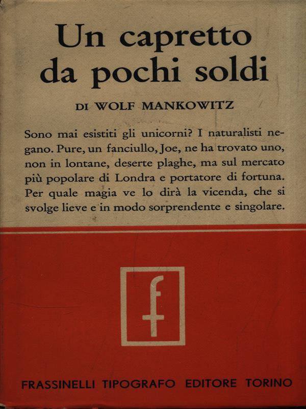 Un capretto da pochi soldi