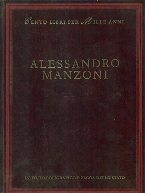 Alessandro Manzoni - Luca Canali - copertina