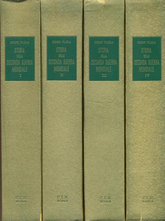 Storia della seconda guerra mondiale 4 vv - Giovanni Villella - copertina
